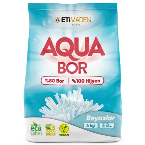 AquaBor Toz Çamaşır Deterjanı 4 kg - Beyazlar