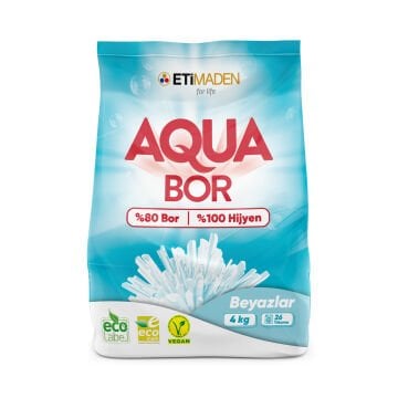 AquaBor Toz Çamaşır Deterjanı 4 kg - Beyazlar