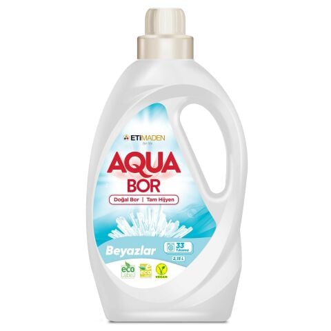 AquaBor Sıvı Çamaşır Deterjanı 2,15 lt - Beyazlar